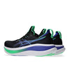 sics Gel Nimbus 28 Men Black Cobalt Burst נעלי ריצה ג`ל נימבוס 28 לגברים