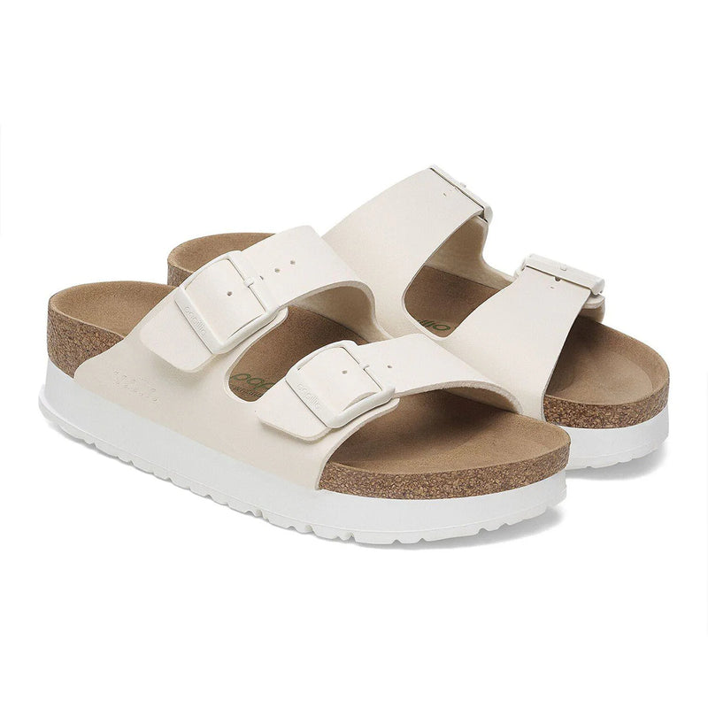 ARIZONA FLEX PLATFORM כפכף נשים EGGSHELL  בירקנשטוק