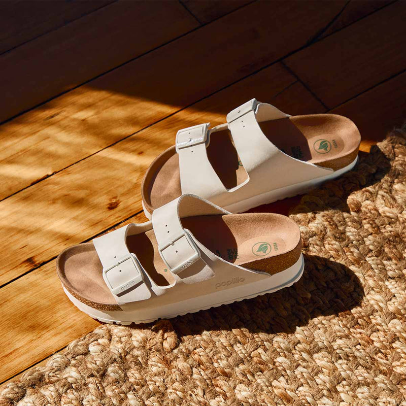ARIZONA FLEX PLATFORM כפכף נשים EGGSHELL  בירקנשטוק