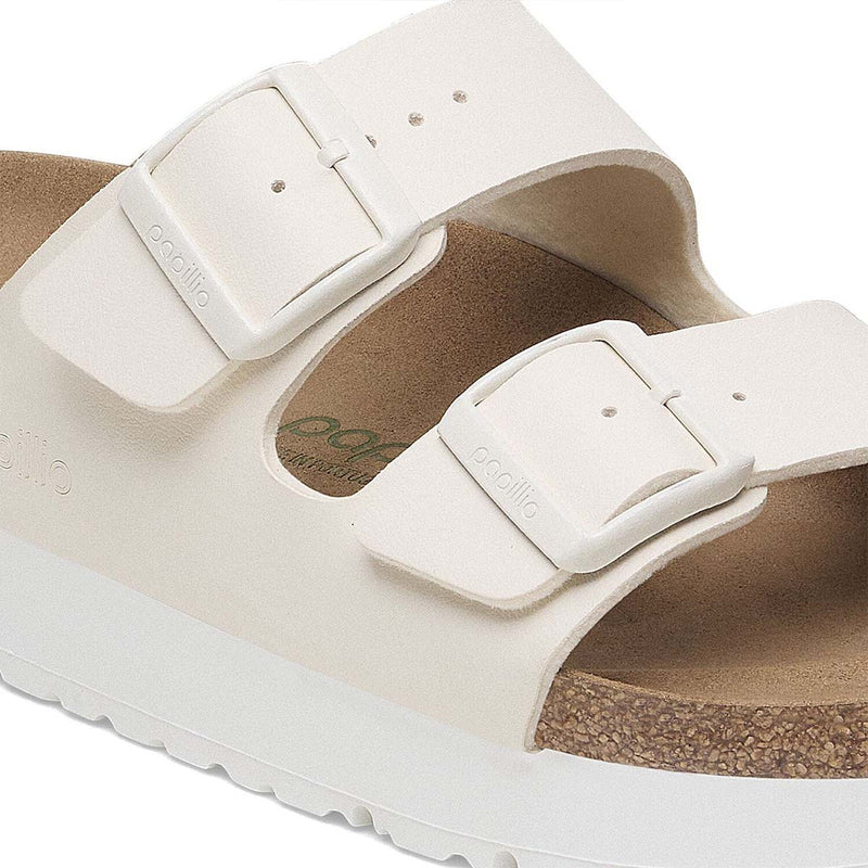 ARIZONA FLEX PLATFORM כפכף נשים EGGSHELL  בירקנשטוק