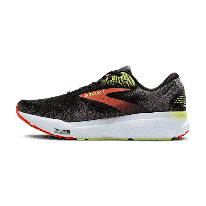 BROOKS Ghost 16   2E ברוקס נעלי ריצה גברים שחור/אדום