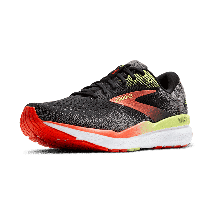 BROOKS Ghost 16   2E ברוקס נעלי ריצה גברים שחור/אדום