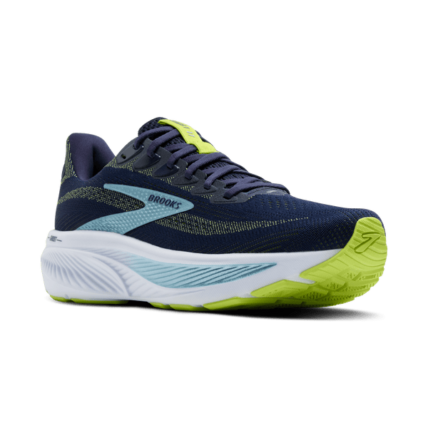 BROOKS Ghost 17  2E  ברוקס נעלי ריצה גברים - כחול צהוב