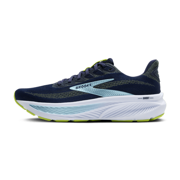 BROOKS Ghost 17  2E  ברוקס נעלי ריצה גברים - כחול צהוב