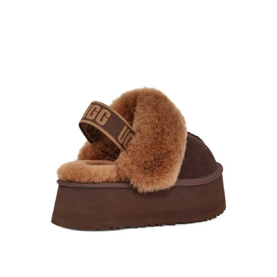 סנדליי פלטפורמה UGG Funkette Burnt Cedar