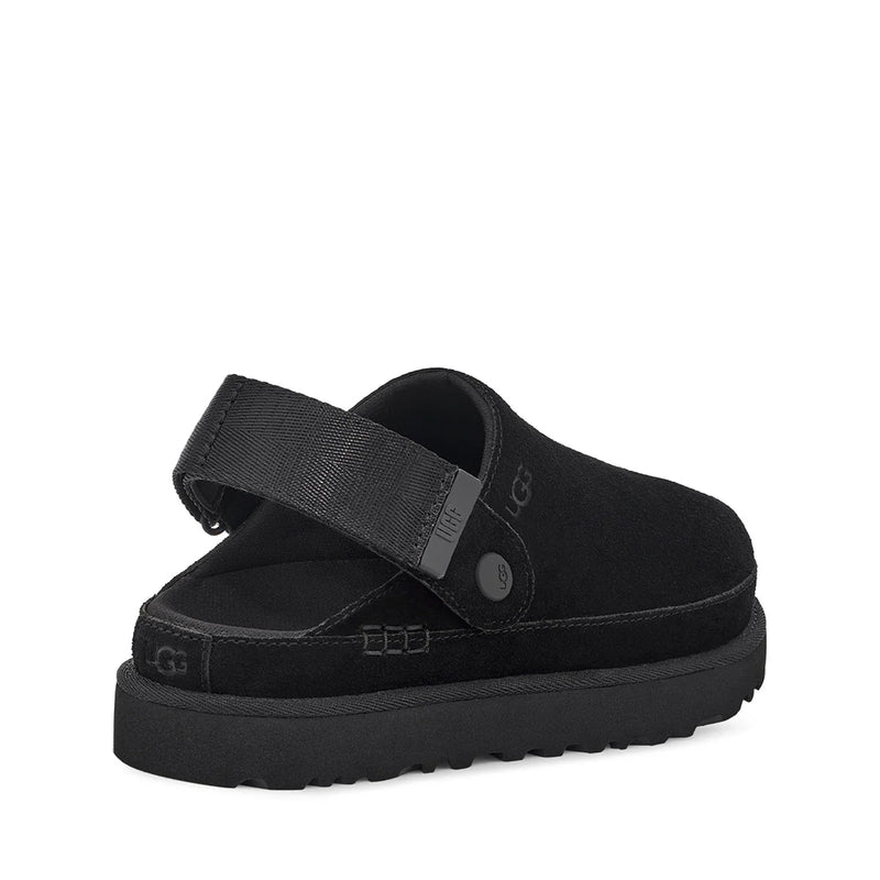 UGG Women's Goldenstar Clog Black Black כפכפי גולדנסטאר קלוג שחור לנשים