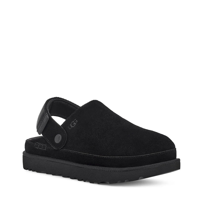 UGG Women's Goldenstar Clog Black Black כפכפי גולדנסטאר קלוג שחור לנשים