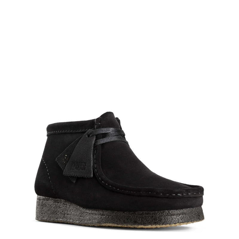 Clarks Wallabee Boot. Black Women  מגפי נשים קלארקס שחור