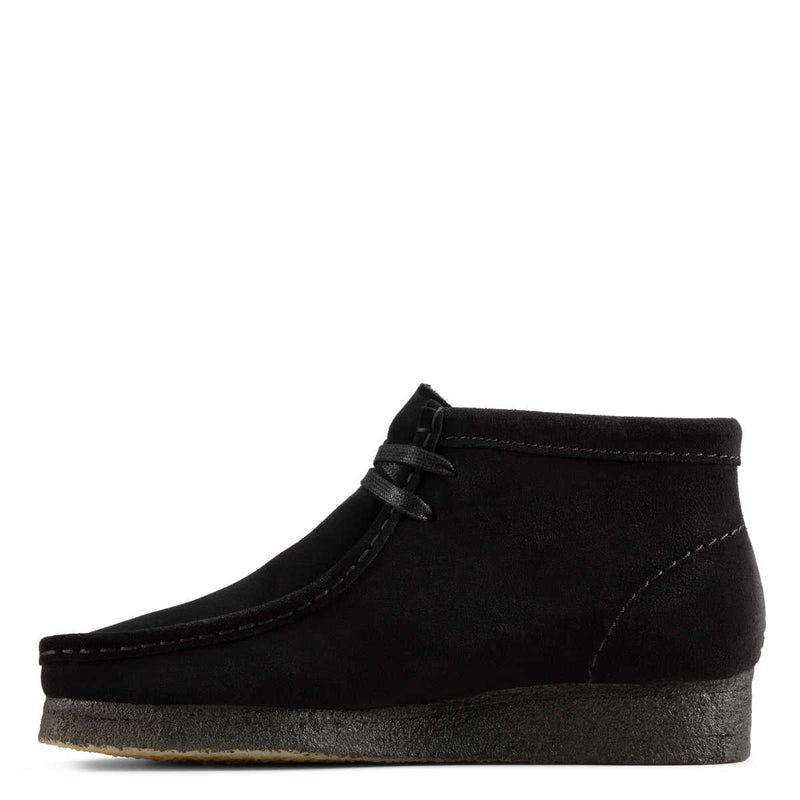 Clarks Wallabee Boot. Black Women  מגפי נשים קלארקס שחור