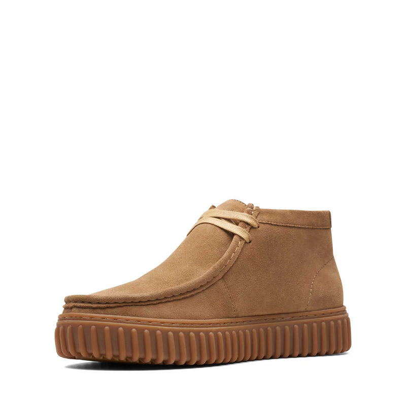 Clarks Torhill Hi Dark Sand men  מגפון קלארקס גברים חום בהיר