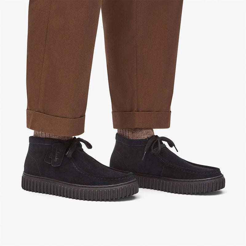 Clarks Torhill Hi Black Men  מגפון קלארקס גברים שחור