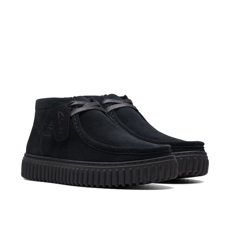Clarks Torhill Hi Black Men  מגפון קלארקס גברים שחור