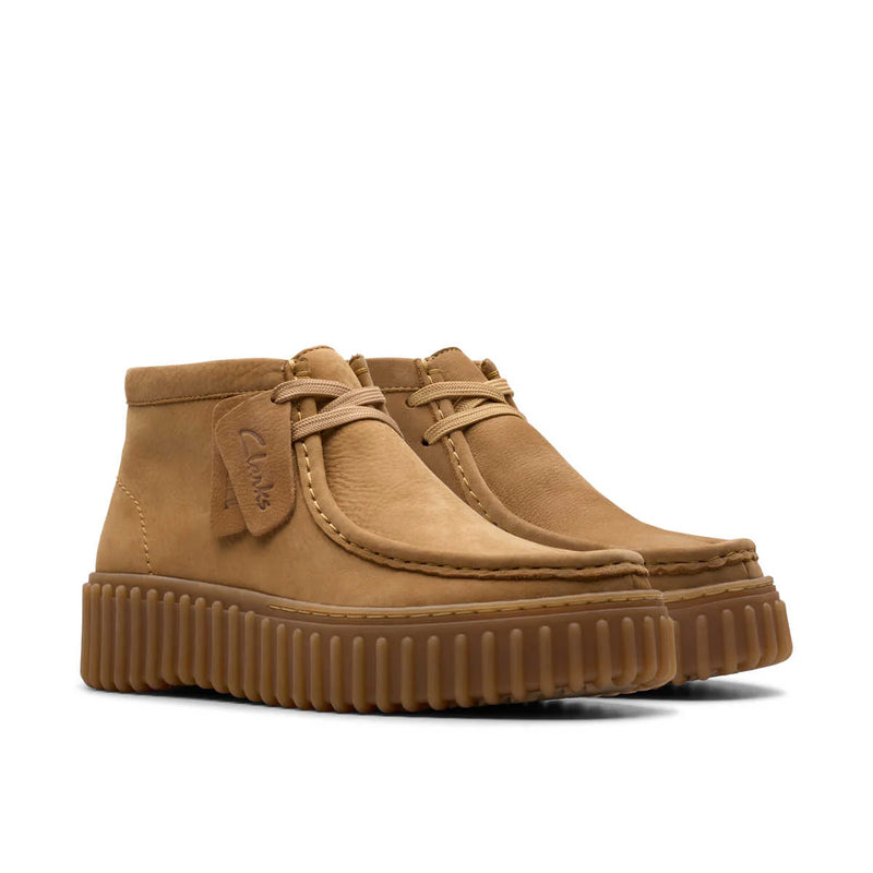Clarks Torhill Moss Light Tan Nubuck נעלי קלארקס לנשים