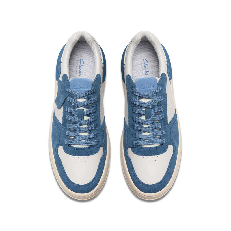 Clarks Men Courtlite2 Lo Blue Combi  סניקרס קלארקס לגברים כחול