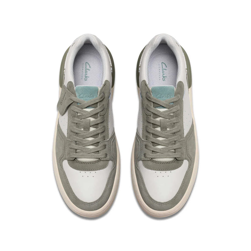Clarks Courtlite2 Lo Sage Combi Men סניקרס קלארקס לגברים מרווה