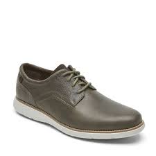 Rockport Garett Plain Toe Breen Oiled נעלי גברים אלגנטיות רוקפורט