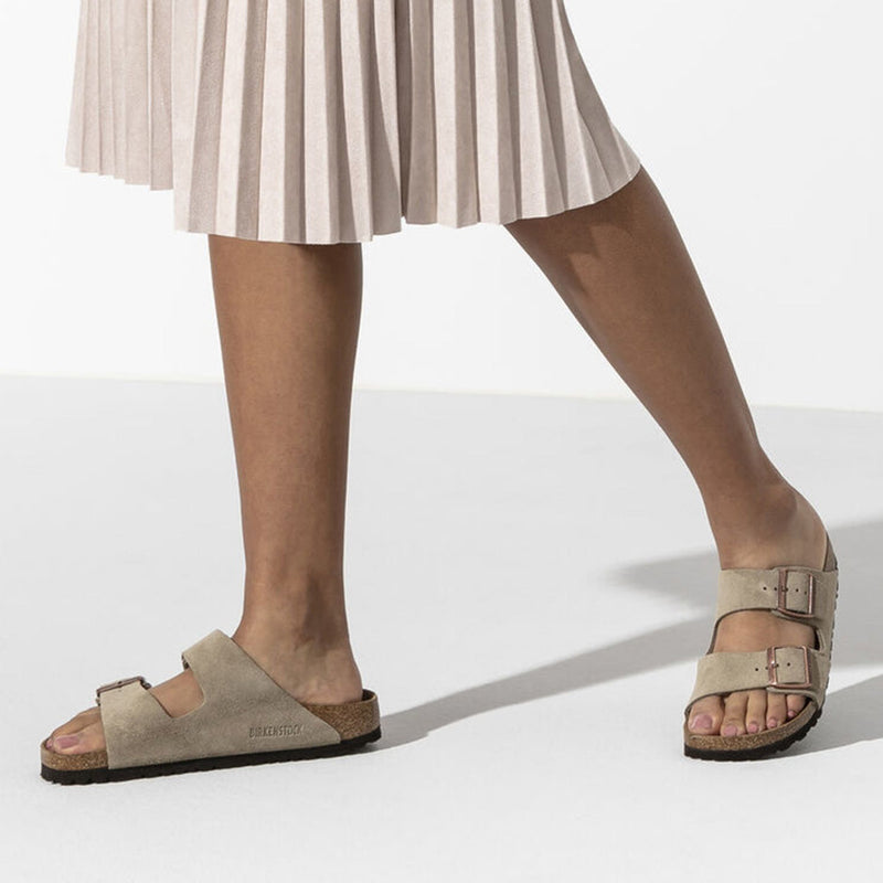 בירקנשטוק אריזונה כפכפי נשים Birkenstock Arizona SFB Taupe