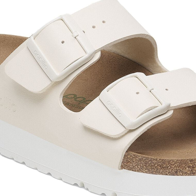 ARIZONA FLEX PLATFORM כפכף נשים EGGSHELL  בירקנשטוק