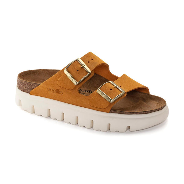 Birkenstock Arizona PAP Chunky  בירקנשטוק כפכפי נשים חרדל אריזונה פאפ