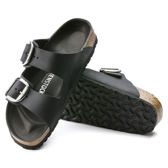 בירקנשטוק כפכפי נשים אריזונה אבזם שחור Birkenstock Arizona Black Big Buckel (4537498566730)