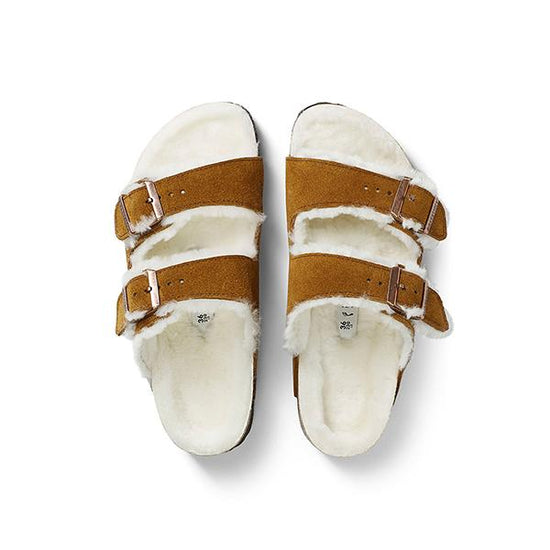 Arizona Sheepskin Mink בירקנשטוק כפכפי אריזונה נשים (4792581750858)