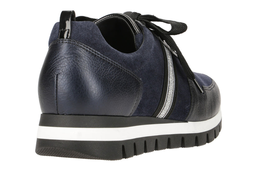 Gabor comfort sneakers shoes blue 36.435.36 נעל סניקרס צבע כחול עיטור שני פסים נשים