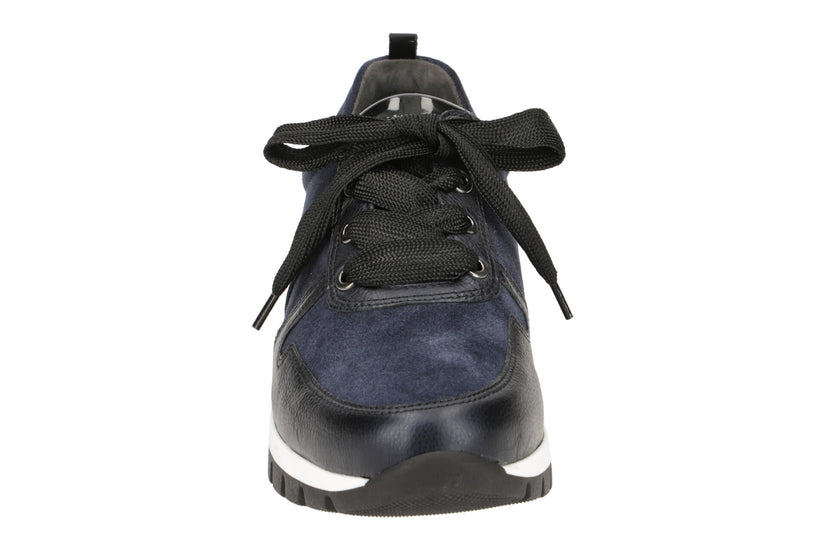 Gabor comfort sneakers shoes blue 36.435.36 נעל סניקרס צבע כחול עיטור שני פסים נשים