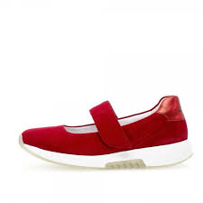 Gabor Rolling Soft 26.951.48 נעל בובה צבע אדום נשים