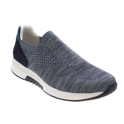 Gabor Sneaker low textile blue 46.940.16 נעל סניקרס צבע תכלת נשים